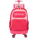 Mochila de Carrinho UP4YOU 360° Juvenil Escolar Meninas Volta às Aulas Rodinhas Alça Notebook Espaçosa