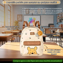 Mochila de Costas Ursinho Pooh Original Disney Escolar Volta as Aulas Infantil Fofa Resistente Passeio Viagem Criança