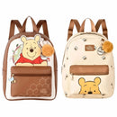 Mochila de Costas Ursinho Pooh Original Disney Escolar Volta as Aulas Infantil Fofa Resistente Passeio Viagem Criança