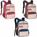 Mochila de Costas Ursinho Pooh Juvenil Escolar Volta as Aulas Unissex Passeio Disney Viagem Estilo Resistente Prática