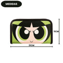 Carteira Meninas Superpoderosa Docinho Juvenil Zíper Cartão Feminina Presente Cartoon
