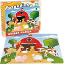 Jogo Quebra Cabeça Infantil Fazendinha 30PÇS Brinquedos Nig Megalomania