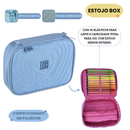 Estojo Box Escolar Rebecca Bonbon Juvenil 100 Pens Meninas Espaçoso Elástico Organizador Grande