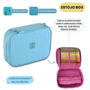 Estojo Box Escolar Rebecca Bonbon Juvenil 100 Pens Meninas Espaçoso Elástico Organizador Grande