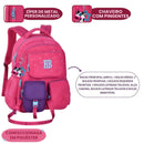 Mochila de Costas Rebecca Bonbon Escolar Juvenil Menina Volta as Aulas Grande Resistente Passeio