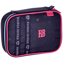 Kit Mochila De Carrinho e Estojo Box Rebecca Bonbon Preto Juvenil Estiloso Escolar Volta As Aulas Feminino