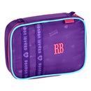 Kit Mochila De Costas e Estojo Box Roxo Rebecca Bonbon Estiloso Juvenil Escolar Feminino Volta As Aulas