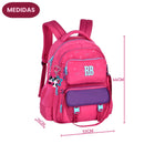Mochila de Costas Rebecca Bonbon Escolar Juvenil Feminina Estilosa Grande Volta as Aulas Passeio