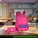Mochila de Costas Rebecca Bonbon Escolar Juvenil Feminina Estilosa Grande Volta as Aulas Passeio