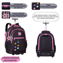 Mochila Carrinho Rebecca Bonbon Juvenil Feminino Escolar Passeio Volta as Aulas Viagem Passeio
