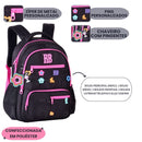 Mochila de Costas Rebecca Bonbon Menina Juvenil Escola Passeio Viagem Estilosa Volta as Aulas