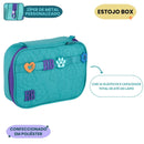 Kit Mochila De Costas e Estojo Box Rebecca Bonbon Verde Feminino Escolar Juvenil Estiloso Volta As Aulas