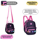 Lancheira Térmica Rebecca Bonbon Juvenil Menina Escolar Resistente Volta as Aulas Passeio Viagem
