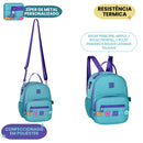 Lancheira Térmica Rebecca Bonbon Juvenil Menina Escolar Resistente Volta as Aulas Passeio Viagem