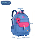 Mochila de Carrinho Rebecca Bonbon Rodinhas Escolar Juvenil Menina Volta as Aulas Viagem Passeio