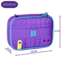 Estojo Box Rebecca Bonbon 100 Pens Feminino Juvenil Escolar Volta as Aulas Youtuber Clio