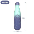 Garrafa Térmica Rebecca Bonbon 500ml Água Juvenil Estilosa Colorida Resistente Design Moderno Meninas