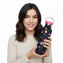 Garrafa Térmica Rebecca Bonbon 500ml Juvenil Feminino Resistente Estilosa Prática Escola Academia Passeio Água Bebida