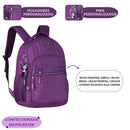 Mochila de Costas Juvenil Rebecca Bonbon Feminino Volta as Aulas Escolar Estilosa Colorida Clio