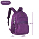 Mochila de Costas Juvenil Rebecca Bonbon Feminino Volta as Aulas Escolar Estilosa Colorida Clio