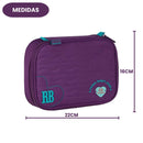Estojo Box Rebecca Bonbon Escolar Voltas as Aula Organizador 100 Pens Menina Juvenil Clio Resistente