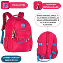 Mochila de Costas Rebecca Bonbon Preta Escolar Volta as Aula Juvenil Adolescente Espaçosa Resistente