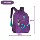 Mochila de Costas Rebecca Bonbon Preta Escolar Volta as Aula Juvenil Adolescente Espaçosa Resistente