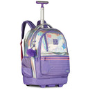 Mochila de Carrinho Rebecca Bonbon Rosa Holográfica Volta Aulas Notebook Espaçosa Juvenil Feminina