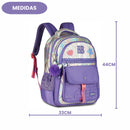 Mochila de Costas Rebecca Bonbon Holográfica Roxa Escolar Juvenil Feminino Volta as Aulas Viagem