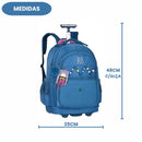 Mochila de Carrinho Rebecca Bonbon Escolar Rodinhas Juvenil Feminina Volta as Aulas Resistente Clio