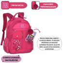 Mochila de Costas Rebecca Bonbon Juvenil Menina Volta as Aulas Escolar Estilosa Passeio Grande