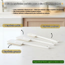 Kit Espátula de Plástico 03 Peças Culinária Bolo Cozinha Chef Confeitaria elite