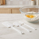 Kit Espátula de Plástico 03 Peças Culinária Bolo Cozinha Chef Confeitaria elite