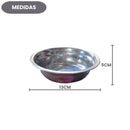Bacia De Aço Inox 13cm Resistente Profissional Tigela Cozinha Culinária Salada Alimentos Elite