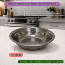 Bacia Funda De Aço Inox 19cm Resistente Cozinha Profissional Alimentos Massas Salada Frutas Verduras Elite