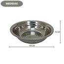 Bacia Funda De Aço Inox 19cm Resistente Cozinha Profissional Alimentos Massas Salada Frutas Verduras Elite