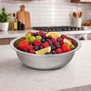 Bacia De Aço Inox Funda 21cm Resistente Profissional Cozinha Culinária Salada Verdura Alimentos Elite