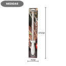 Chaira De Aço Inox 8" Cabo Branco Resistente Profissional Cozinha Amolador de Facas Churrasco Elite