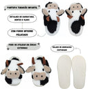 Pantufa Chinelo Vaquinha Boiadeira Tricolor Menina Infantil Inverno Peluciado Megalomania