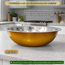 Bacia De Inox 33cm Resistente Profissional Cozinha Culinária Saladas Massas Preparo Elite
