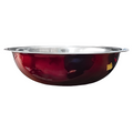 Bacia De Inox 33cm Resistente Profissional Cozinha Culinária Saladas Massas Preparo Elite