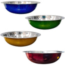 Bacia De Inox 33cm Resistente Profissional Cozinha Culinária Saladas Massas Preparo Elite
