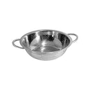 Escorredor De Massas e Alimentos Aço Inox 22cm Resistente Profissional Cozinha Legumes Frutas Elite