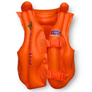 Colete Infantil inflável Piscina Natação Mergulho Menina Menino Verão Sol Tamanho M 50cmx43cm Megalomania