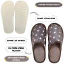 Pantufa Chinelo Cinza Adulto Masculina Presente Namorados Inverno Frio Megalomania