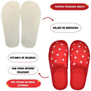 Chinelo Pantufa Inverno Vermelho Quarto Inverno Frio Feminina Namorados Megalomania