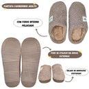 Pantufa Chinelo Inverno Marrom Forrada Adulto Unissex Presente Adulto Megalomania