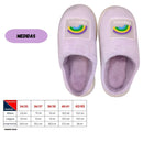 Pantufa Chinelo Inverno Lilás Adulto Feminina Solado Borracha Frio Megalomania