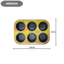 Forma Para Cupcake Teflon Assadeira Profissional Cozinha Culinária Confeitaria Muffin Empadas Elite