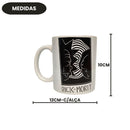 Caneca Porcelana Rick And Morty Adult Swim Cartoon Network 330ml Café Chá Presente Geek Amigos